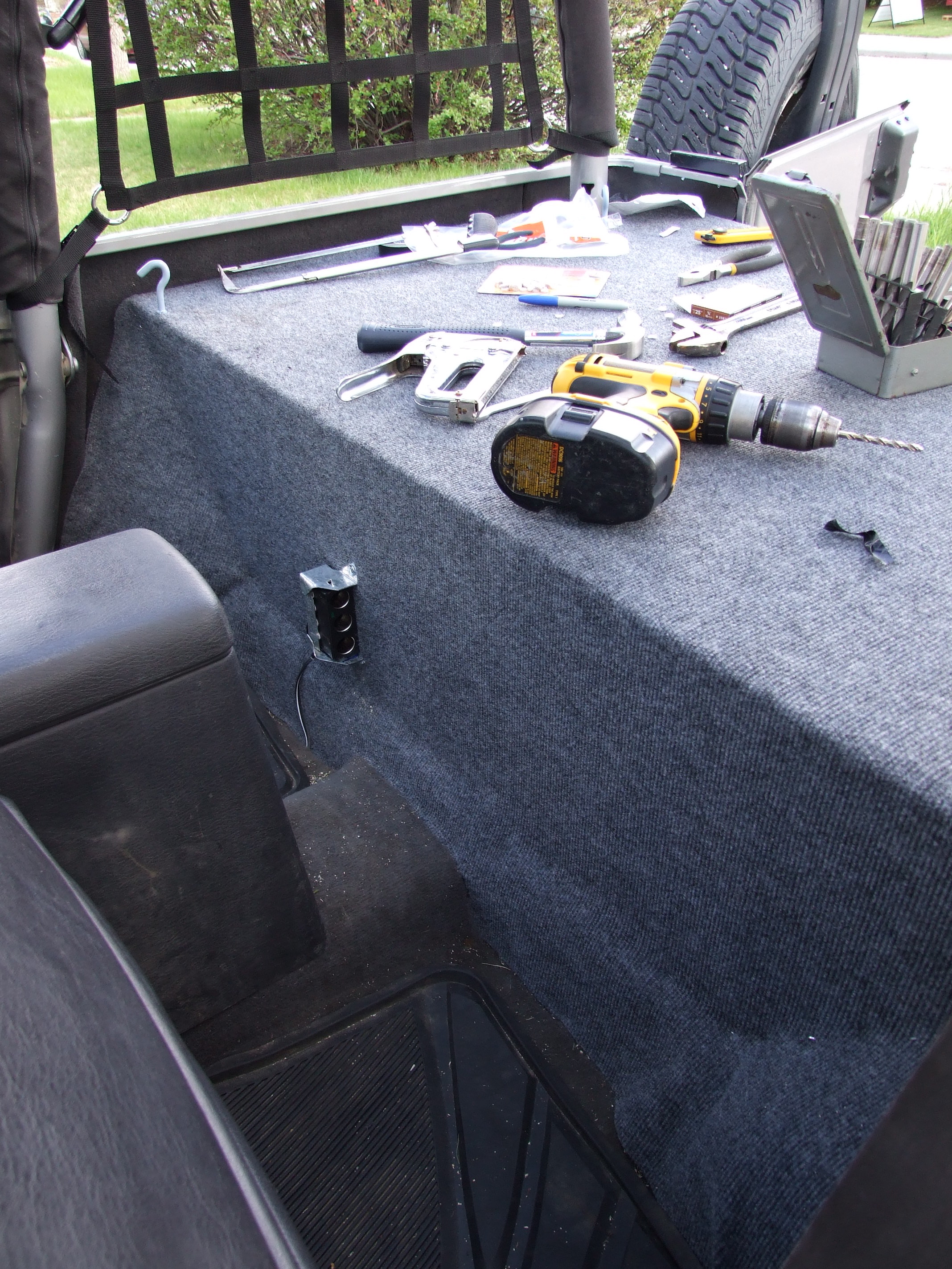 Jeep TJ Storage Box The road chose me